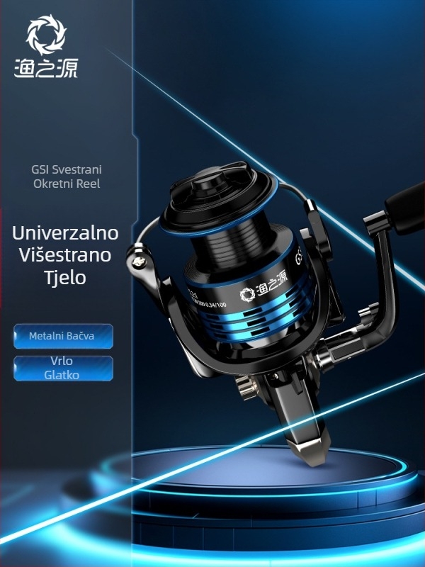 Spinning kolut – potpuno metalna konstrukcija za morski ribolov s mamcima – Source of Fishing