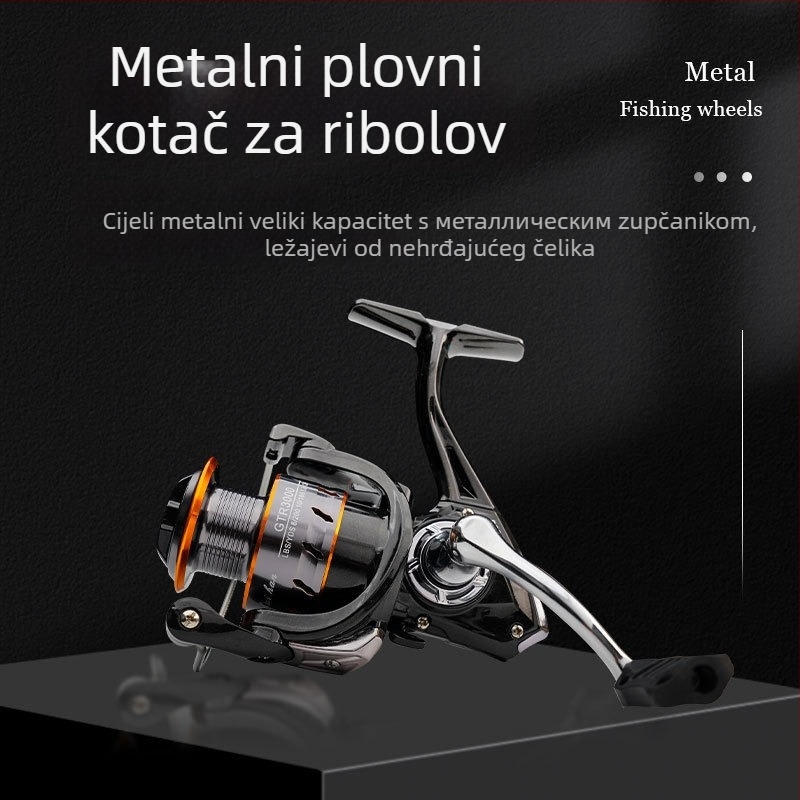 Mulineta Eagle Dream – duboko kućište, nagnut otvor, potpuno metalna konstrukcija, navijač za najlon, za morski ribolov