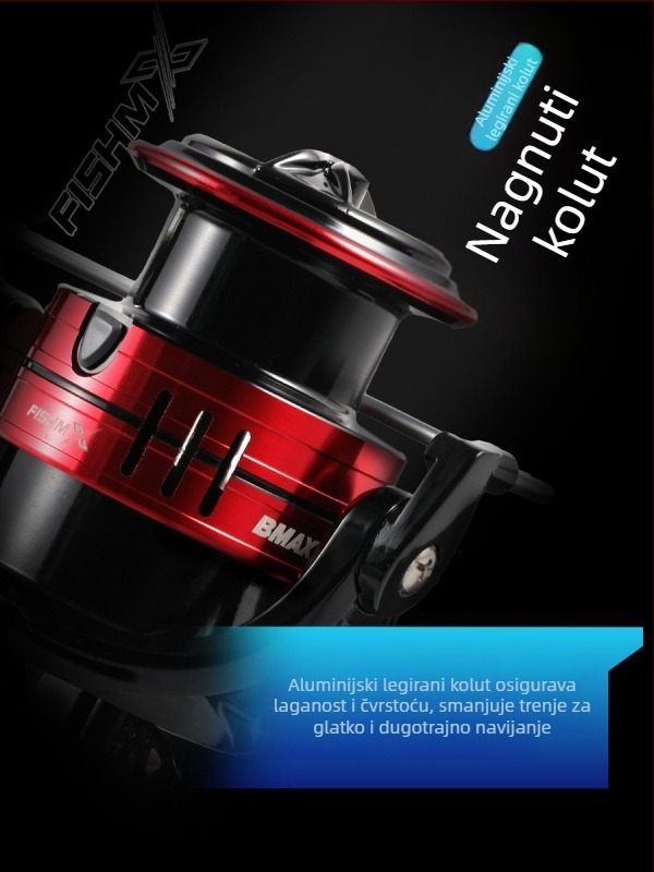 FishMX spinning kolut s metalnim rocker-ramenom – univerzalni model