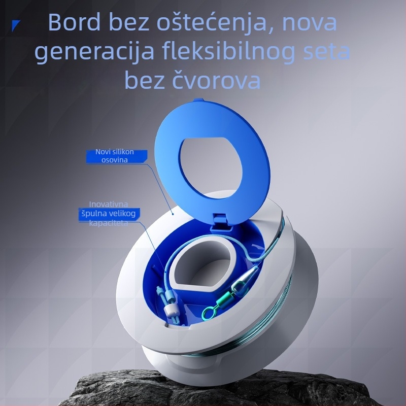 Glavna linija bez čvora – gotova najlonska ribolovna linija za karasa