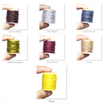 Materijal za vezanje muha – Dirty Bug Yarn, Nylon, 8 m, Royal Sissi