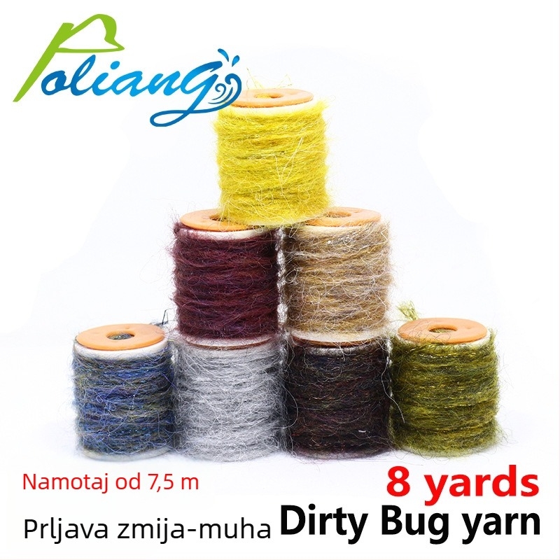 Materijal za vezanje muha – Dirty Bug Yarn, Nylon, 8 m, Royal Sissi