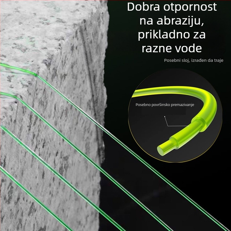 Boss pan najlonska podlinična ribolovna linija, bez čvorova, nosivost 10 kg, pakiranje 48 kom, porijeklo Japan