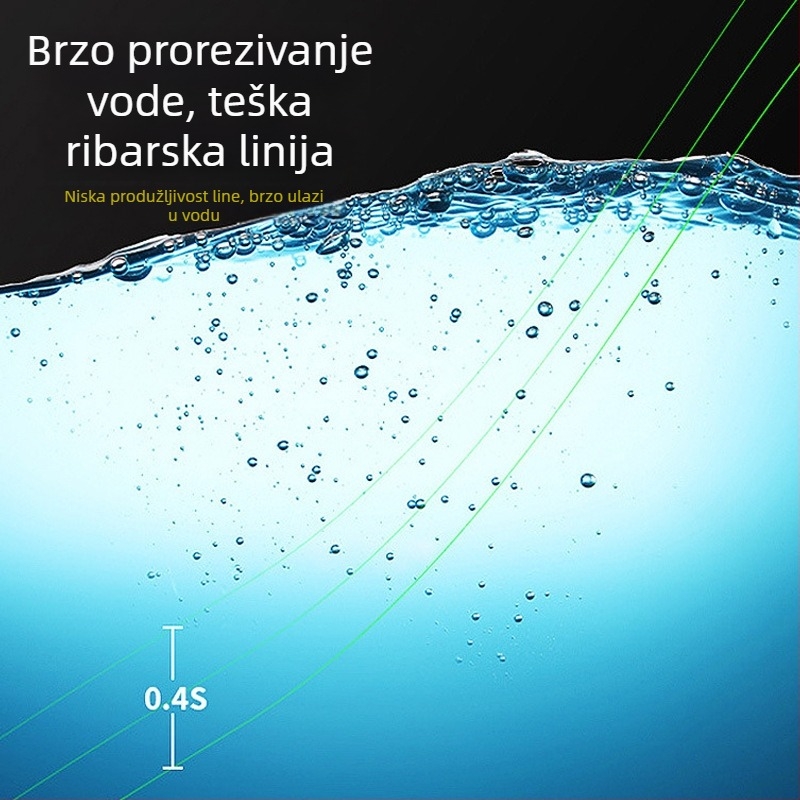 Boss pan najlonska podlinična ribolovna linija, bez čvorova, nosivost 10 kg, pakiranje 48 kom, porijeklo Japan