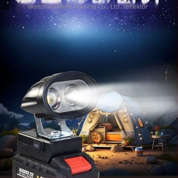 Čelna lampa za noćni ribolov — napajanje Li baterijom, snažan snop, dizajn s trakom za glavu, Xiaoduo