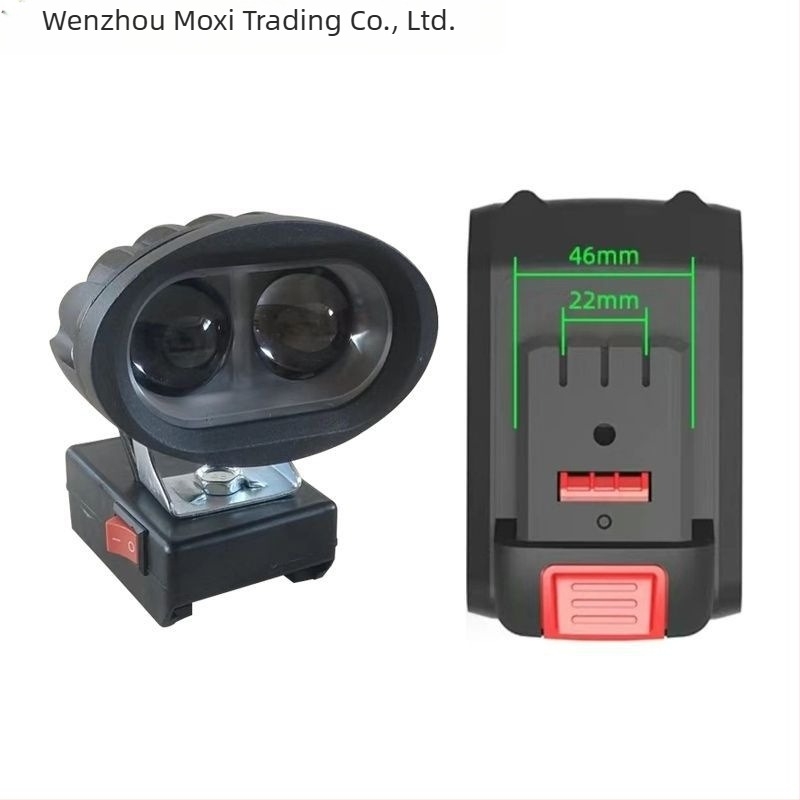 Čelna lampa za noćni ribolov — napajanje Li baterijom, snažan snop, dizajn s trakom za glavu, Xiaoduo