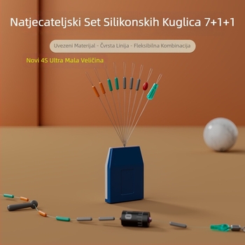 Silikonski space beans za ribolov — nova formula, ultra čvrsti, sigurni za liniju, kompletan set glavne linije