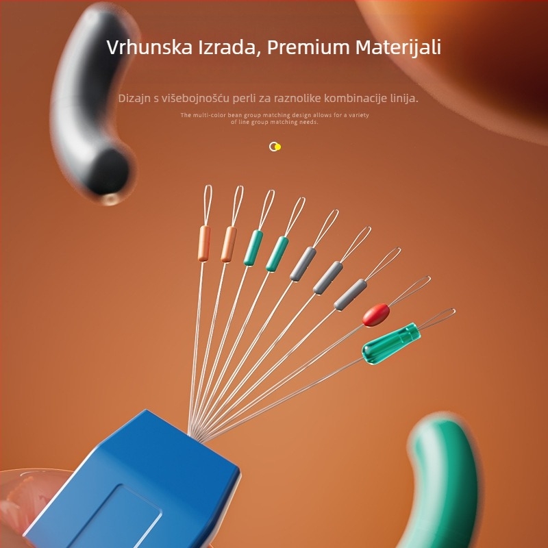 Silikonski space beans za ribolov — nova formula, ultra čvrsti, sigurni za liniju, kompletan set glavne linije