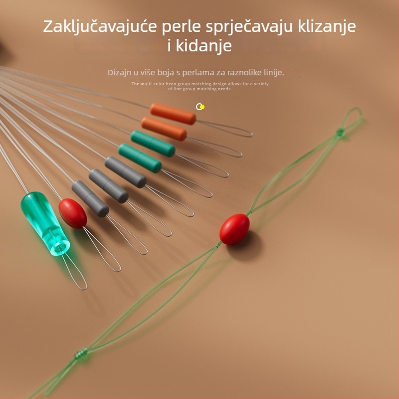 Silikonski space beans za ribolov — nova formula, ultra čvrsti, sigurni za liniju, kompletan set glavne linije