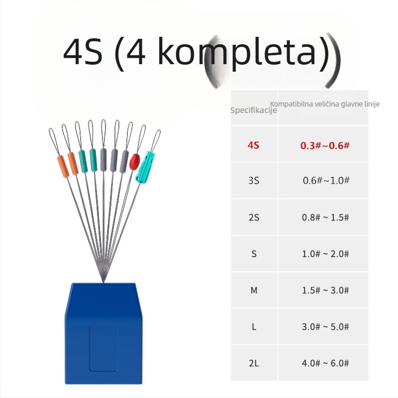 Silikonski space beans za ribolov — nova formula, ultra čvrsti, sigurni za liniju, kompletan set glavne linije