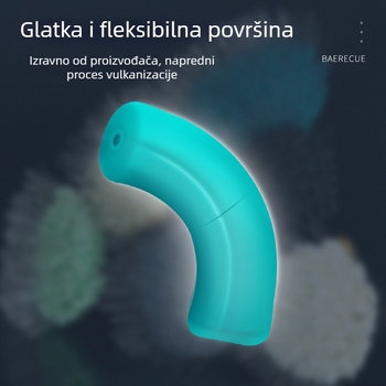 Kucheng silikonski skup mjehurića za lanac — Bulk Space Beads, visoka prozirnost, kristalno čiste perle, privatna oznaka dostupna