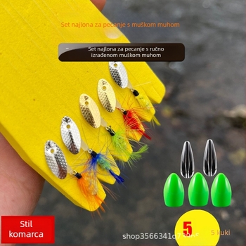 5-dijelni set ribolovnih varalica, model Melon Seed Bright Flake