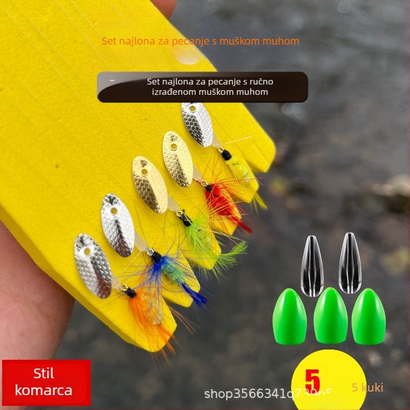 5-dijelni set ribolovnih varalica, model Melon Seed Bright Flake