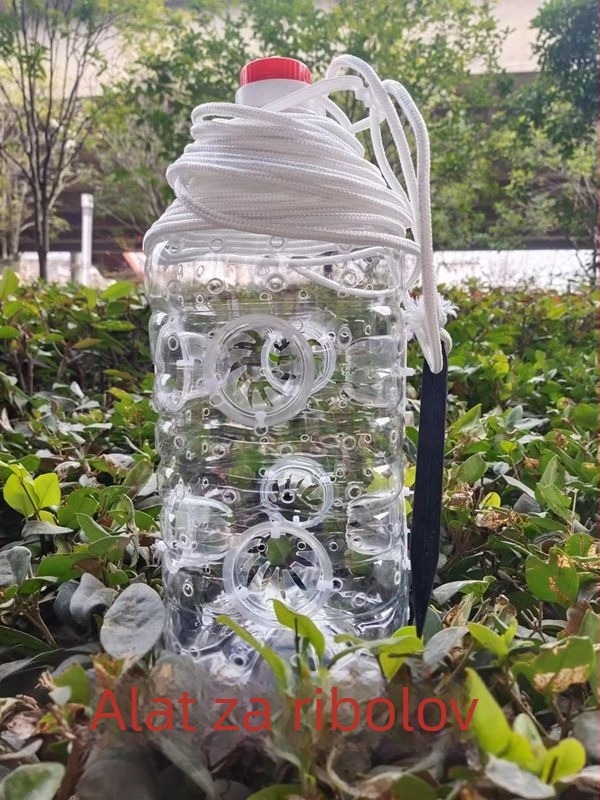 Set mreža i kavez za male ribe i škampe; uključuje mrežu, mrežu za škampe, kavez za ribe i kantu za ribu; materijal: svila cvijeta