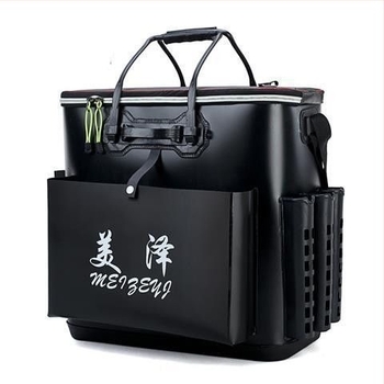 Debeli EVA kanta za ribolov, dvostruki sloj, torba s kotačićima, višenamjenska kanta za živu ribu