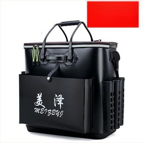 Debeli EVA kanta za ribolov, dvostruki sloj, torba s kotačićima, višenamjenska kanta za živu ribu