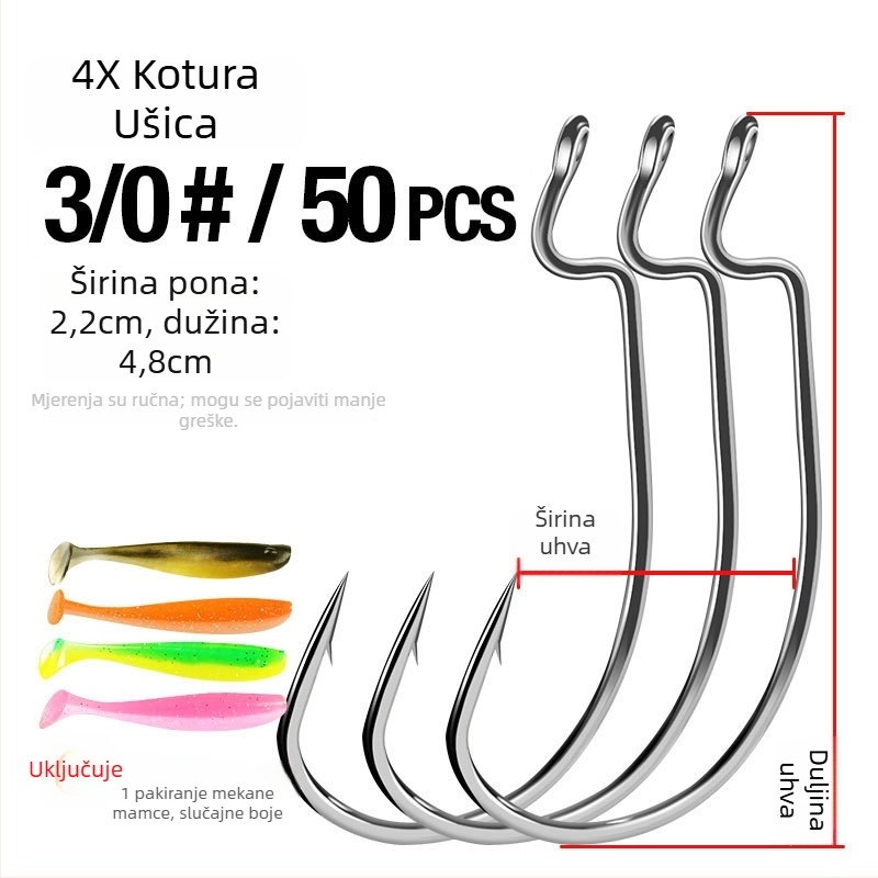 Crank kuka sa širokim trbuhom za bass — bodljikav kuk, 1 kom, za ribolov u potocima, rijekama, jezerima, moru, brodu i stijenama