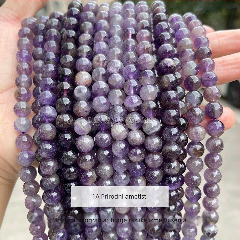 Jingde Jewelry prirodni ametistni labavi perli – ručno izrađeni dijelovi za DIY nakit, obradivanje: rezanje, brušenje, poliranje, porijeklo Yiwu