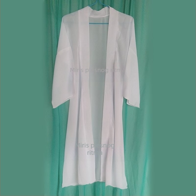 Unisex kostim za klasični ples s kapom i gazom haljinom, dugi tekući kardigan; Spandex <30%; proljeće 2025; folklorni ples; dob od 35–39