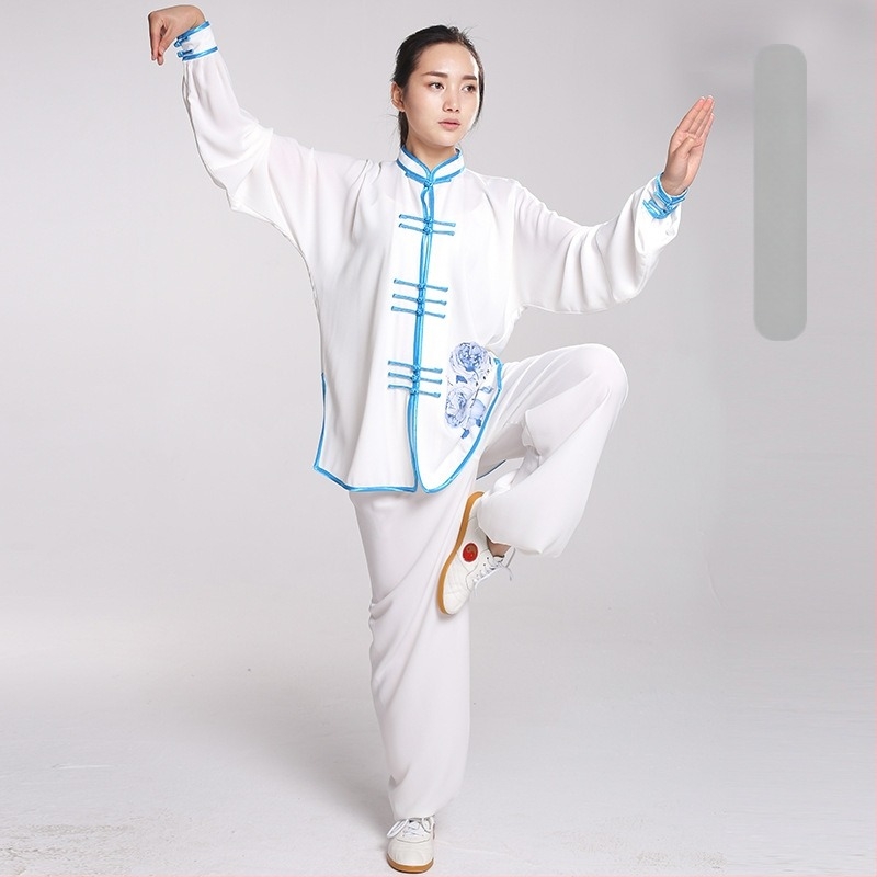 Tai Chi Unisex Kostim od Starlight Hemp s Printom, Jednobojan dizajn; Materijal: Starlight Hemp; Sastav tkanine: 100% Poliester; Vzor: Jednobojan; Pogodno za odrasle