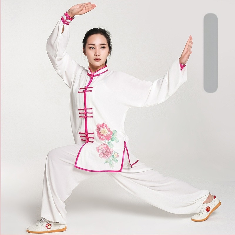 Tai Chi Unisex Kostim od Starlight Hemp s Printom, Jednobojan dizajn; Materijal: Starlight Hemp; Sastav tkanine: 100% Poliester; Vzor: Jednobojan; Pogodno za odrasle