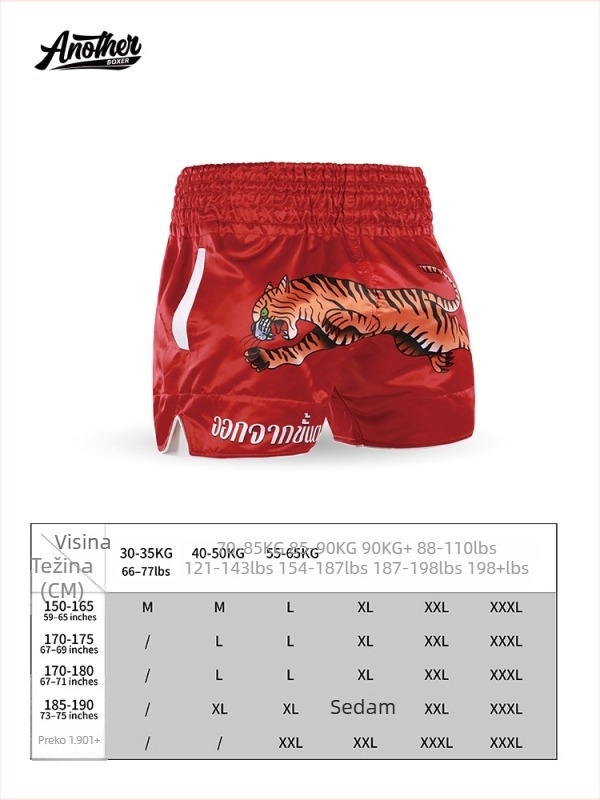 Muay Thai šorceve s bočnim džepom sa preklopom - za odrasle, borilačke umjetnosti, 100% poliester, tkanina od smjese kemijskih vlakana