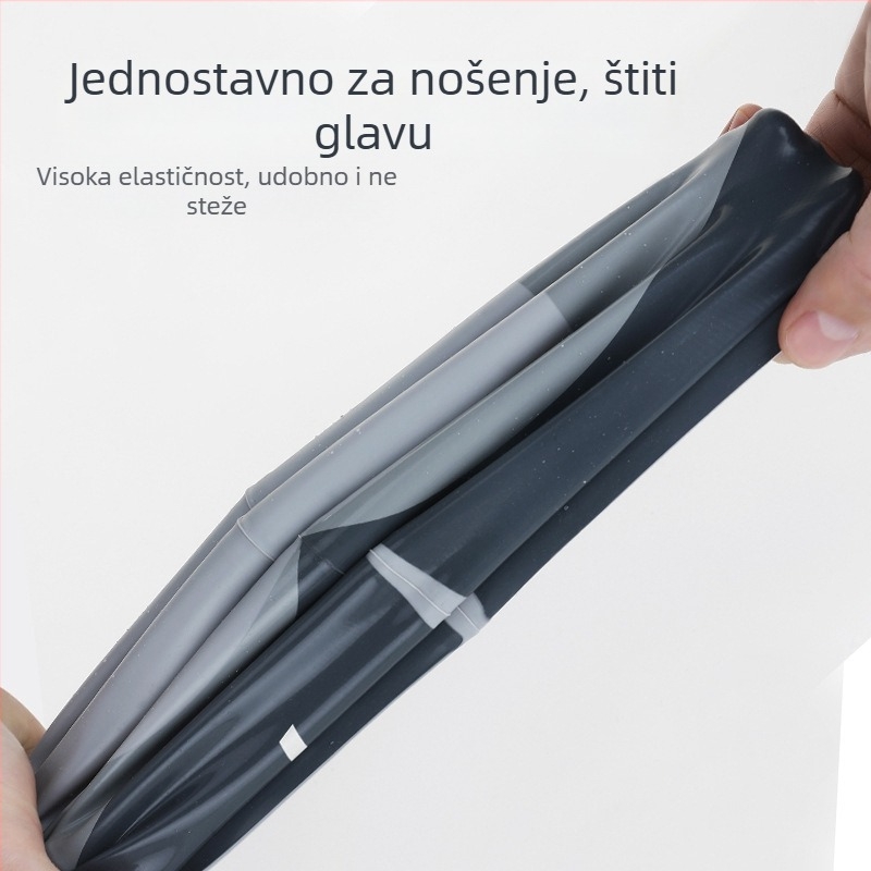 Plivački kapa - silikon, karikaturalni uzorak, unisex za odrasle, TORPEDO marka, vodootporna