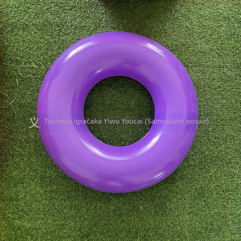 Naduvni plivački prsten - ekološki PVC; debljina 0,18 mm; jednobojni uzorak; pogodan za plivanje i hodanje u plitkoj vodi