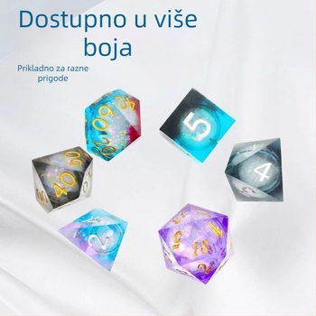 Set kockica od smole, stil pravougaoni ugao, kutija od 100 kockica, prilagodljivo