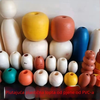 PVC pjena plivajuća kugla, promjera 10 cm, visoka plovnost, za ribarske mreže