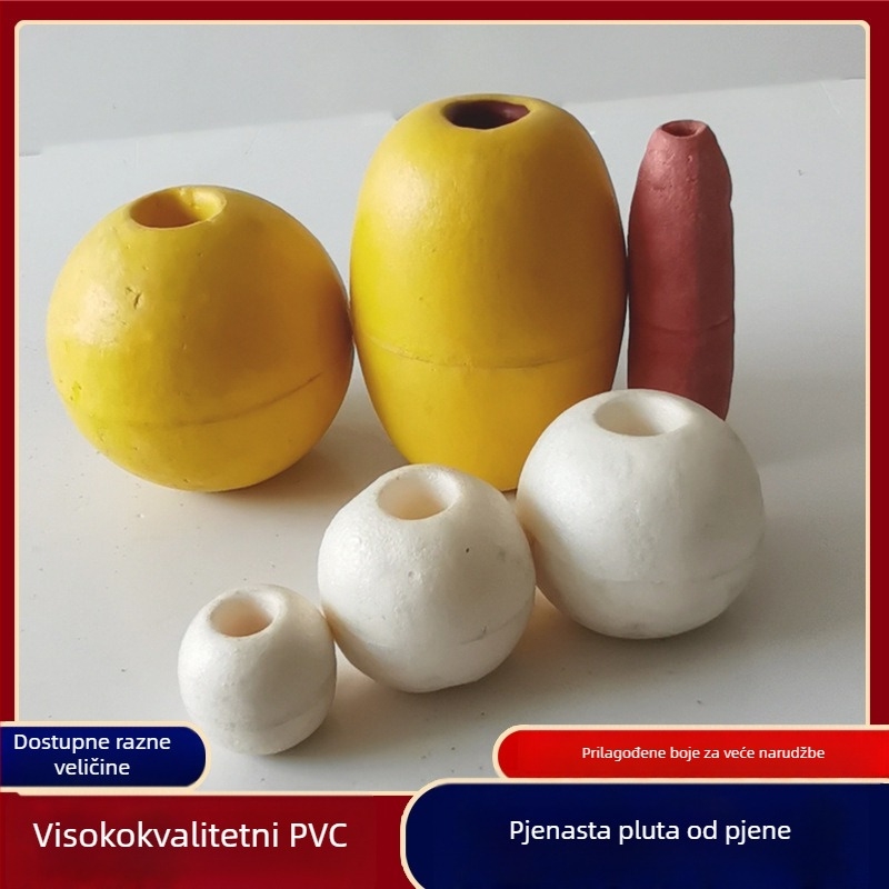 PVC pjena plivajuća kugla, promjera 10 cm, visoka plovnost, za ribarske mreže
