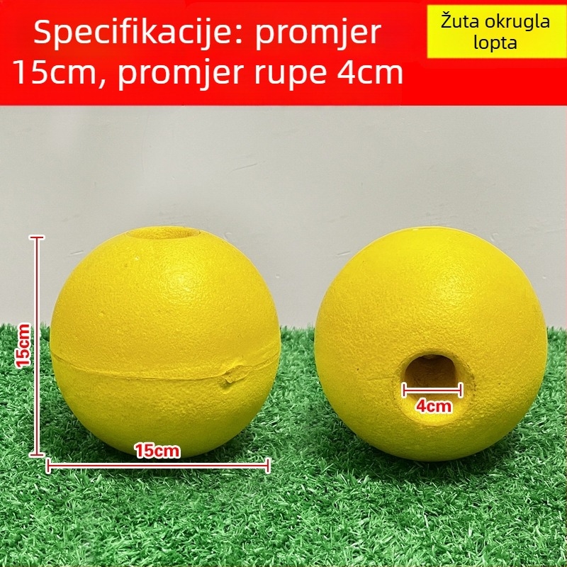 PVC pjena plivajuća kugla, promjera 10 cm, visoka plovnost, za ribarske mreže