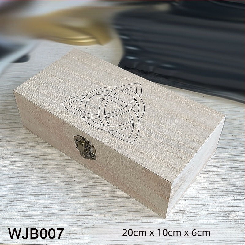 Drvena kutija za pohranu Tarota i karti za društvene igre – drvena kutija za kartice, materijal: drvo; prikladno za uzraste 7–14, 15–35, 36–60 i 61+