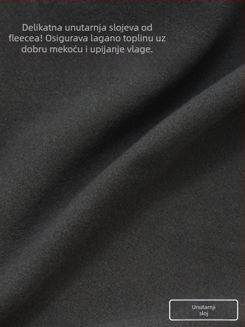 Muški zimski set odjeće za biciklizam – vjetrootpornost, topao materijal, za cestovni bicikl