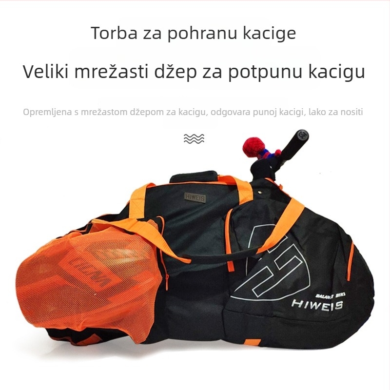 Platnena torba za skladištenje bicikla, kapacitet 12L