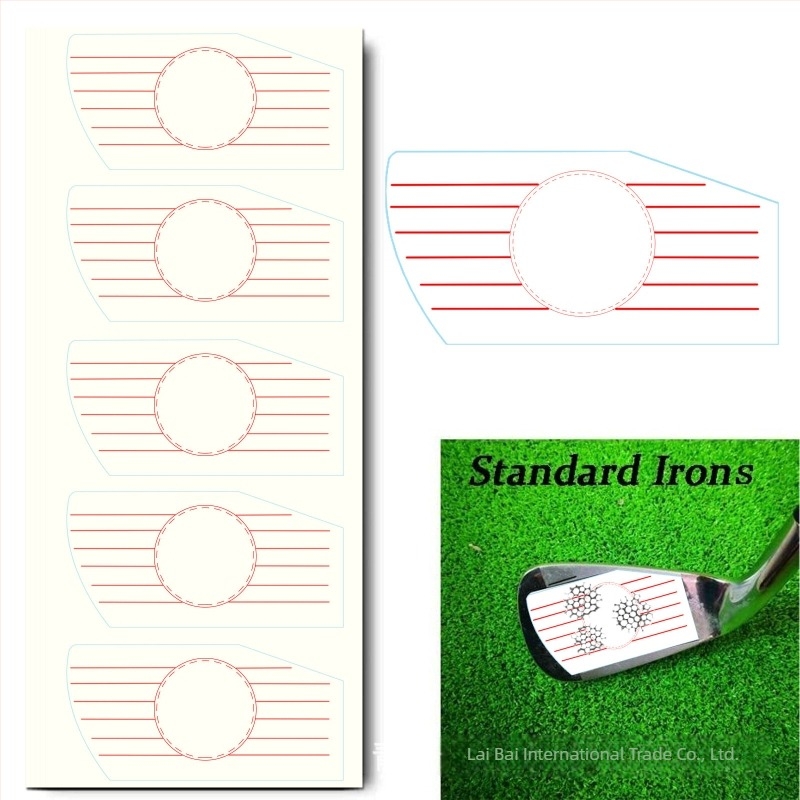 Golf udarne naljepnice – Pribor za vježbanje položaja udarca (Wood, Iron, Putter) – Materijal: naljepnica; Golf dodaci