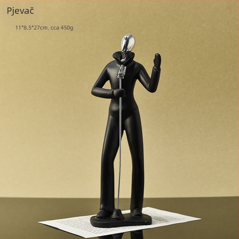 Nordijski minimalistički set figurica likova za dnevni boravak i hodnik — smola, moderni stil, Zhongtuo (Kategorija: Likovi)