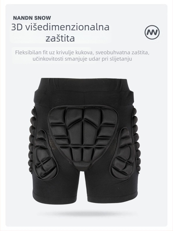 Sealde Dječje hlače zaštite kuka – unutarnje nošenje, prozračne EVA, za skijanje i rolanje