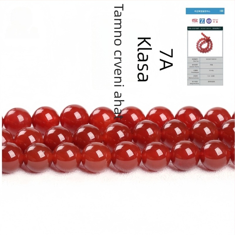Prirodne crvene agatove perle, slobodne, poluproizvod; DIY okrugle perle od bijelog, zelenog i žutog ahata, 10 mm