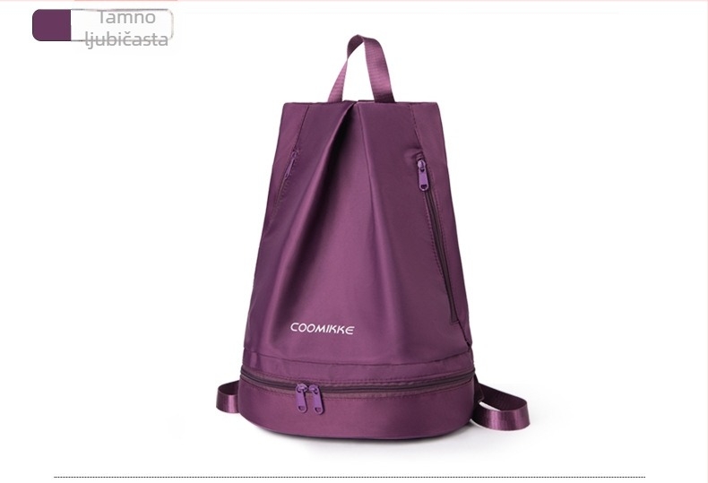 Sportska putna torba s odjeljkom za suho/mokro i pretincom za cipele, Oxford platno, prozračna, vodootporna i otporna na habanje