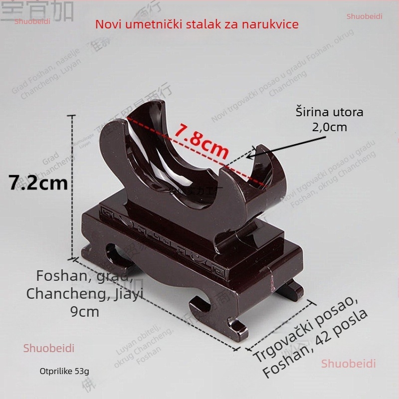 Držač za narukvice - plastika, umjetnički stil, proljetno izdanje 2024