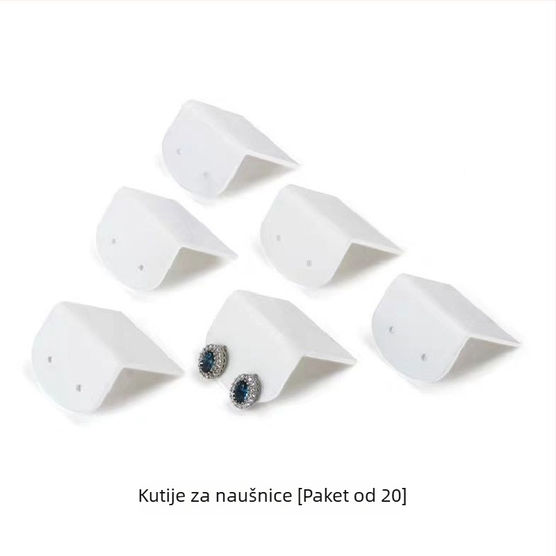 Rotirajući drveni stalak za nakit – trodimenzionalni dizajn, četiri razine, perforirana izrada, luksuzan dojam.