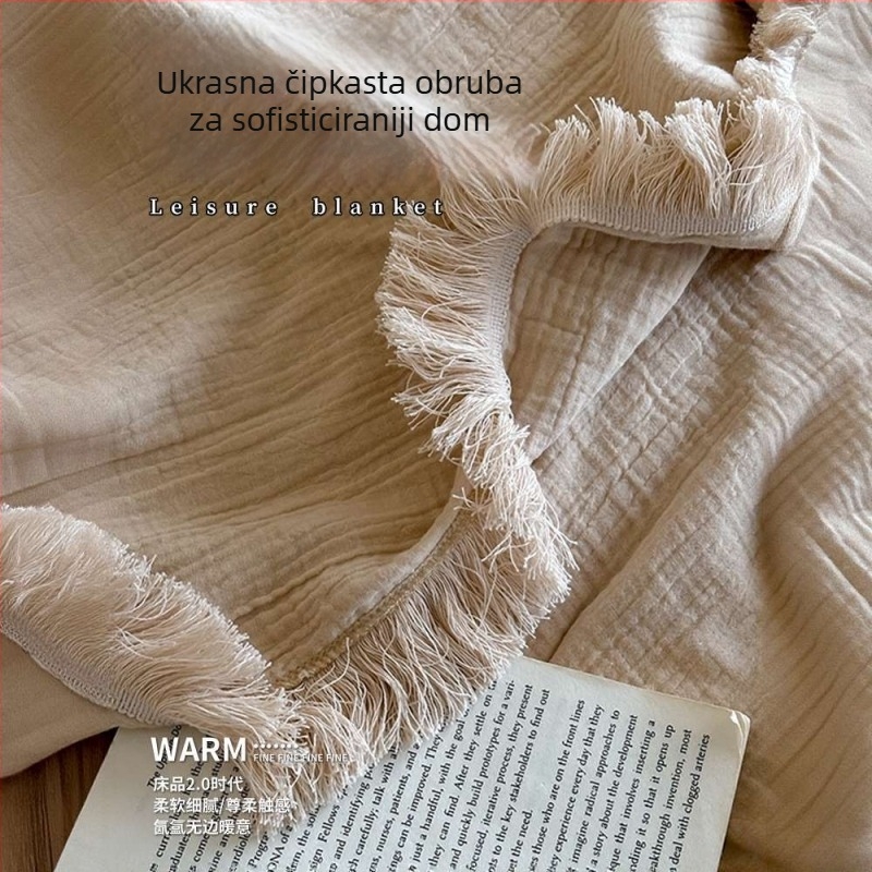 Ručnik-deka od poliestera, ispod 300 g, za sva godišnja doba, skandinavski stil