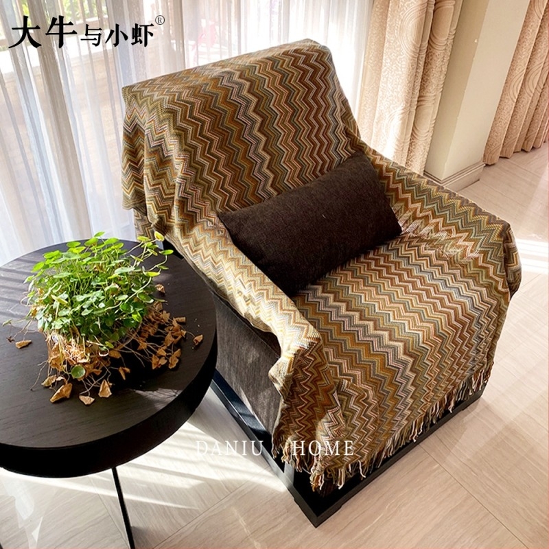 Boemska deka s prugama, etnički stil, pogodna za kauč i krevet, vrhunski proizvod, šifra 636397540047