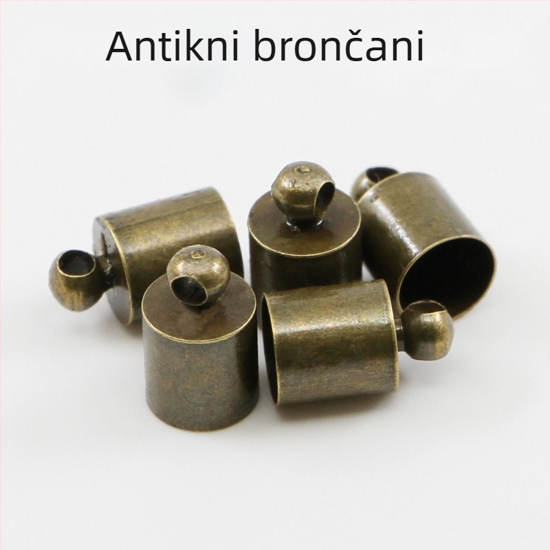Višebojne bakreni kapice za DIY nakit – komponente s resicama i zvončićima