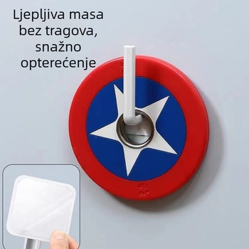 Držač zavjesa bez bušenja – zidni kukica s kopčom za tuš zavjese i zavjese na vratima (materijal: svileni cvijet; šifra proizvoda: F97st76j668st5; marka: Other; stil: općenito)