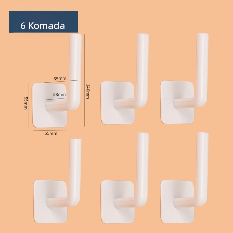 Držač zavjesa bez bušenja – zidni kukica s kopčom za tuš zavjese i zavjese na vratima (materijal: svileni cvijet; šifra proizvoda: F97st76j668st5; marka: Other; stil: općenito)