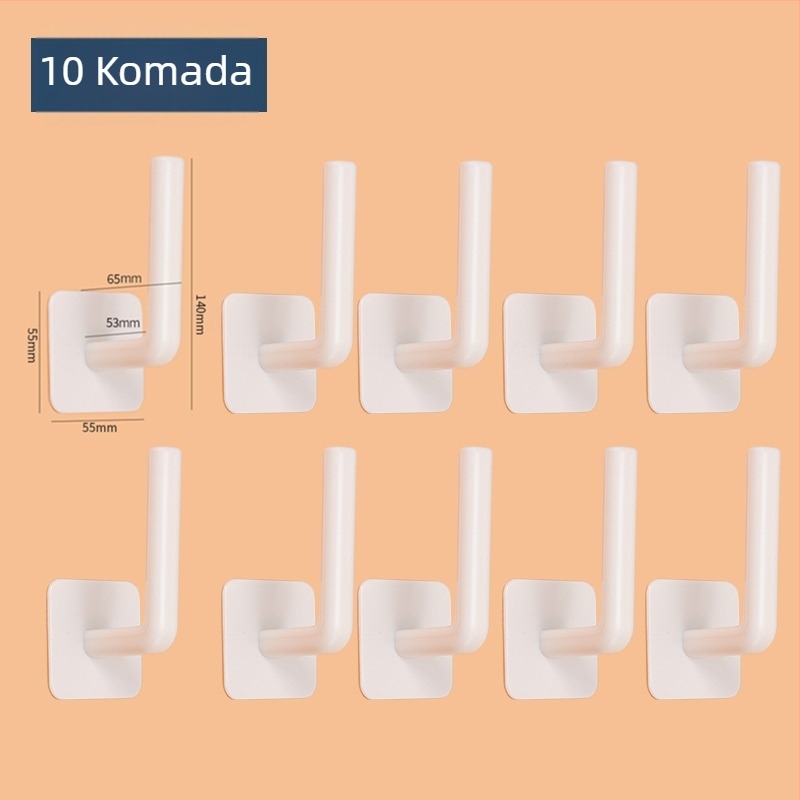 Držač zavjesa bez bušenja – zidni kukica s kopčom za tuš zavjese i zavjese na vratima (materijal: svileni cvijet; šifra proizvoda: F97st76j668st5; marka: Other; stil: općenito)