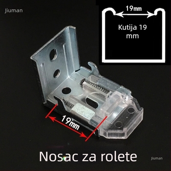 Držač koda za rimske i rolo zavjese – pribor za montažu s perlama, mekana gazasta zavjesa