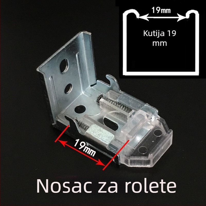 Držač koda za rimske i rolo zavjese – pribor za montažu s perlama, mekana gazasta zavjesa